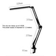 thumbnail image 3 of Adjustable LED Desk Lamp Reading Light with Clamp Metal Swing Arm Table Light 10 Brightness Levels Desk Lamps for Home Office Work Reading, 3 of 8