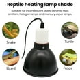 thumbnail image 5 of Reptile Heat Lamp Fixture Heat-Resistant Deep Dome Reptile Light Fixture with Power Cable, 5 of 9