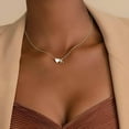 thumbnail image 4 of DESIGNICE Letter D Necklace for Women,Gold Letter Pendant D Initial Necklaces for Women,Simple Design Letter Pendant,Gold,StyleK, 4 of 6