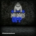 thumbnail image 3 of Glowneon No Days Off Neon Sign, No Days Off Led Sign, No Days Off Gymer Led Light, 3 of 4