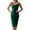 Green, variant on Women's Casual Tennis Dress and Satin Spaghetti Strap Midi Dress for Evening Beach Sleeveless Neck Versatile Partywear Blue L