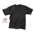 thumbnail image 2 of Rothco Solid Color 100% Cotton T-Shirt - Black, 2X-Large, 2 of 2