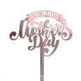 thumbnail image 3 of ERDOUY 10pcs Happy Mother's Day Cake Topper Mom Letter Cake topper Pink, Decorative Party Cake Decoration for Mother's Day(Rose Gold B), 3 of 3