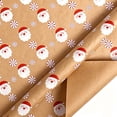 thumbnail image 7 of Christmas Wrapping Paper Featuring 17X1.5 in Kraft Roll, Reindeer Patterned Gift Wrap Paper for Holiday Decor and Diy Crafts, Festive Wrapping Paper Roll for Christmas Gifting and, 7 of 7