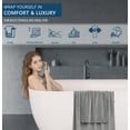 thumbnail image 2 of 18 Piece Bath Towels Set,Ultra Soft Family Bathroom Towel Set with Hanging Loops-6 Bath Towels,6 Hand Towels,6 Washcloths,Highly Absorbent Quick Dry Shower Towel for Bathroom,Hotel,Spa-Grey Towel Set, 2 of 7