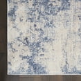 thumbnail image 4 of Nourison Sleek Textures Abstract Ivory/Blue 9'3" x 12'9" Area Rug, (9x13), 4 of 8