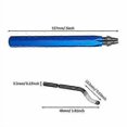 thumbnail image 3 of Deburring tool, universal hand deburring set with 10 pieces blades and 1 metal handle, for steel, copper, aluminium and plastic, 3 of 5