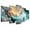 Teal Abstract Wall Art - 1, variant on ZHONGYUTONG Teal Abstract Wall Art 5 Pieces Turquoise Wall Canvas Pictures Prints Modern Abstract Home Wall Decor for Living Room Bedroom Office Framed (8x14inx2pcs 8x18inx2pcs 8x22inx1pcs)