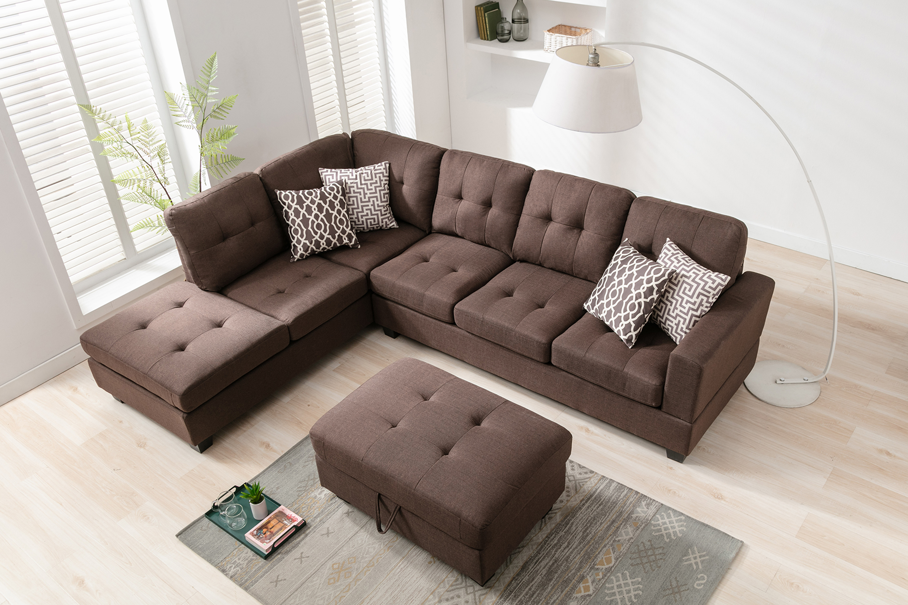 sectional couch with outlets