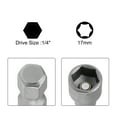 thumbnail image 3 of Quick-Change Hex Shank Magnetic Nut Setter Driver Drill Bit, Metric, 17mm, 3 of 3