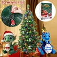 thumbnail image 7 of Dinosaur Advent Calendar 2025 Christmas Countdown with 24 Hanging Ornaments, Unique Dinosaur Figurines Pendant Calendars for Tree Wall Door Xmas Decor 2D Design, 7 of 7