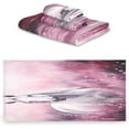 thumbnail image 2 of Coolnut White Horse Pink Towels Absorbent Bath Towels Set Soft & Comfortable Towel Set for Home Hotel Decor, 3 Piece Washcloth Gift, 2 of 7