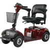 Drive Medical Daytona 4 Gt, 4 Wheel Standard Size Scooter, Red - 1 Ea, S45001Gt