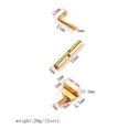 thumbnail image 2 of COOPHYA 2Pcs Golden Brass Viola Chin Rest Screws for Violin Accessories 1.3 x 0.6 x 0.5in, 2 of 8