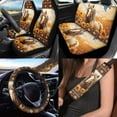 thumbnail image 2 of Uorisanigo Aztec Horse 10 Pack Auto Seat Cover Sets with Comfortable Decorative Car Steering Wheel Accessories and Auto Water Cup Pad Cars Seat Belt Pad Cover Keychains Suitable for Car SUV, 2 of 7