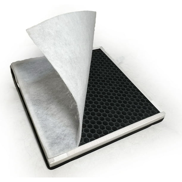 Nispira Filtro de Carbono Activado HEPA 3-en-1 para Purificador de Aire LEVOIT Vital 100 11.93 x 11.5 x 1.25