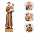 thumbnail image 2 of St. Anthony Statue Desktop Religious Adornment Church Figure Ornament Resin Craft, 2 of 3
