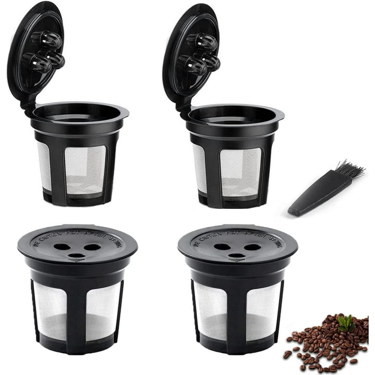 K Cup Reusable Coffee Pods For Ninja Dual Brew Coffee Maker, 3 Pack  Reusable K Cups Coffee Filter Compatible With Ninja Dualbrew Pro Cfp301  Cfp201 Cof