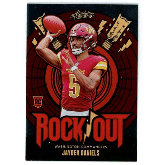 NFL 2024 Panini Absolute Football Rock Out Jayden Daniels RO-JDS (Rookie)