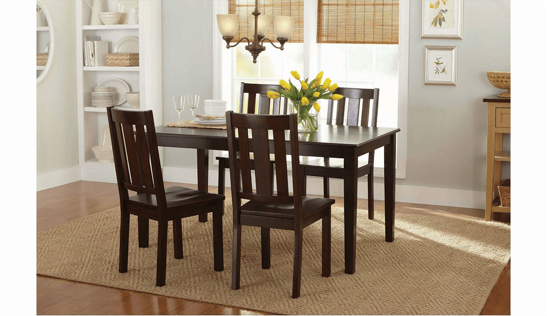 Better Homes & Gardens Bankston Dining Chairs, Set of 2, Mocha photo 5