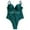 Green, variant on Womens Swimsuits Tankini 2 Piece Normal High Waisted Bathing Sports Vacation Plus Size Tankini Swimwear Black