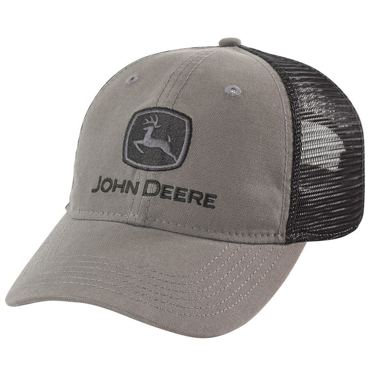 John Deere Women's Charcoal & Pink Cap
