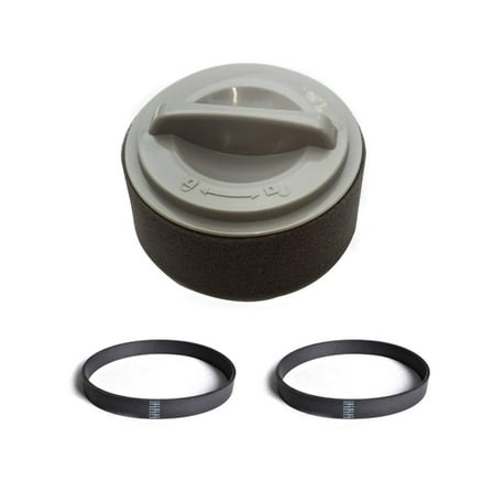 Vacuum Inner Outer Circular Washable Filter With 2pk Flat Belts For Models 23T7, 23T74, 23T7E, 23T7F, 23T7G, 23T7W & 23T7Y // 2037593 & 1604895