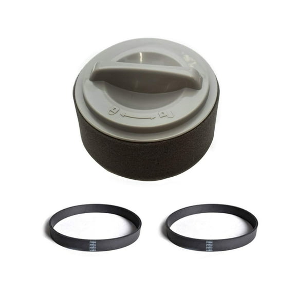 Vacuum Inner Outer Circular Washable Filter With 2pk Flat Belts For Models 23T7, 23T74, 23T7E, 23T7F, 23T7G, 23T7W & 23T7Y // 2037593 & 1604895