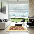 thumbnail image 6 of Ahgly Company Indoor Rectangle Abstract Mustard Yellow Oriental Area Rugs, 6' x 9', 6 of 6