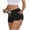 Black, variant on Wyobums Workout Shorts for Women Casual Running Sweat Shorts Low Rise Mini Shorts with Drawstring Summer Sleepwear Short Black
