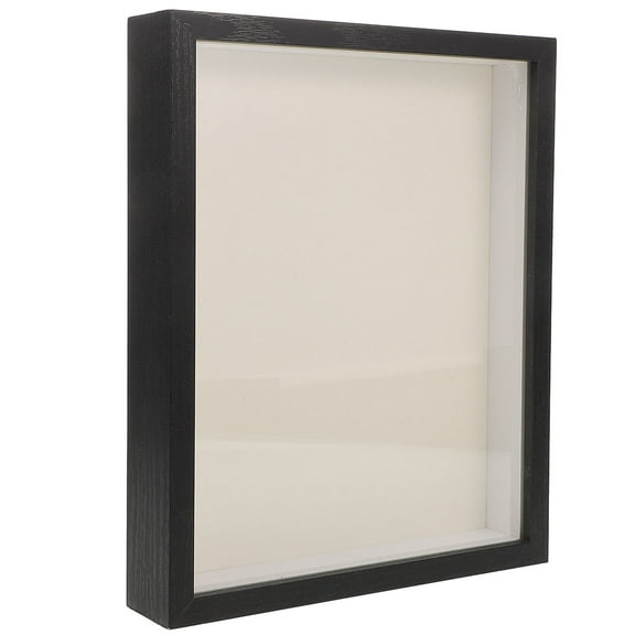 MLINS Flower Display Case Shadow Boxes Cases Picture Frame Photo Frames Black