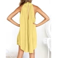 thumbnail image 5 of Tbopshirt Sundress Womens Holiday Irregular Dress Ladies Summer Beach Sleeveless Party Dress, 5 of 5