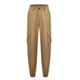 thumbnail image 1 of Pantalones casuales de mujer de estilo europeo y americano de otoño e invierno, 1 of 6