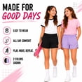thumbnail image 6 of RBX Girls Dolphin Athletic Shorts Breathable Mesh Gym Activewear 2 Pack, 6 of 7
