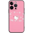 thumbnail image 3 of Funda de teléfono para iPhone 11, 14, 12, 13 Pro Max, 7, 8, XR, X, XS, 6, 6S Plus, MINI Capa de silicona, Hello Kitty, Color rosa, estilo, 3 of 5