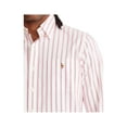 thumbnail image 3 of Polo Ralph Lauren PINK WHITE Big & Tall Striped Cotton Oxford Shirt, US 3XT, 3 of 4