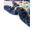 thumbnail image 7 of Unique Loom Morocco Collection Area Rug - Medina (5' 1" x 8' Rectangle Navy Blue/Gray), 7 of 7