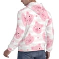 thumbnail image 4 of Bingfone Cartoon Pig Men'S Drawstring Hoodie Long Sleeve Pocket Sweatshirts-Xx-Large, 4 of 9