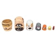 thumbnail image 2 of Muñecos anidados para perros, muñecos rusos decorativos hechos a mano de madera, juguete para niños, regalo de deseos de cumpleaños y Navidad, 6 uds., 2 of 5