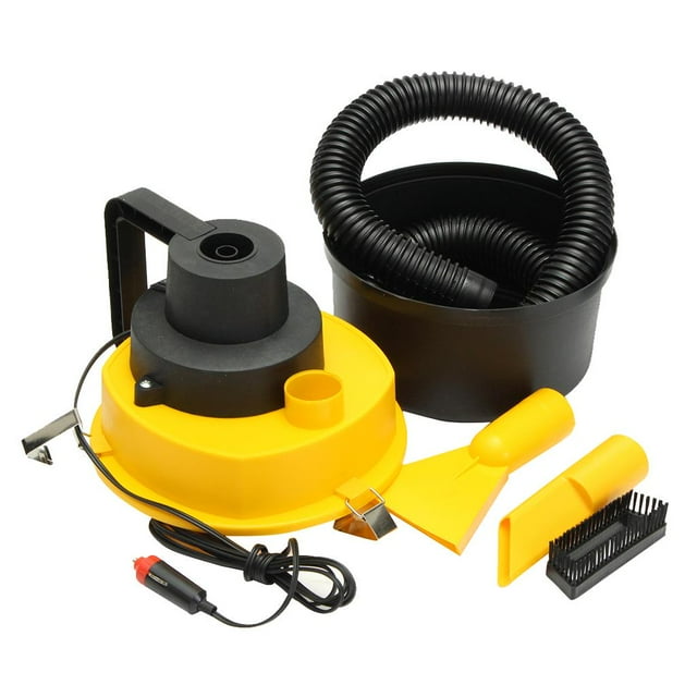 Aspirateur de Voiture Filaire avec Buse, DC 12Volt Humide/portable à Main Auto
