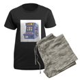 thumbnail image 5 of CafePress - Slot Machine Women's Dark Pajamas - Women's Short Sleeve Print T-Shirt and Pants Dark Cotton Pajama Set, 5 of 7