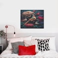 thumbnail image 4 of Lsque Colorful Rose Bird Print Wall Art – Decorative Picture for Living Room, Bedroom, and Office (Horizontal), 4 of 6
