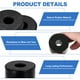 thumbnail image 3 of Uxcell 4pcs Espaciadores de Goma, 1-1/2'' OD x 1/2'' ID x 1'' Grosor, Bujes Antivibración, 3 of 6