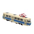 thumbnail image 4 of Autobús de juguete de aleación fundida a presión, colección a escala 1:90, modelo de juguete decorativo, coche de juguete extraíble. Azul, 4 of 9