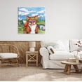 thumbnail image 2 of Stupell Industries Happy Camper Red Fox Fisherman Painting Gallery Wrapped Canvas Print Wall Art, Design by Paul Brent, 2 of 7