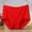 Red, variant on Siminsem Women's High Waist Cotton Underwear Plus Size Loose Comfortable Briefs Full Coverage Panties High Resilience Stretch Soft Breathable with Double Layer Crotch Multipack S-5XL, Beige,XXL