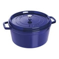 thumbnail image 1 of STAUB La Cocotte Cocotte Ronde en Fonte de 8,4 L, Bleu Foncé, 1 of 6