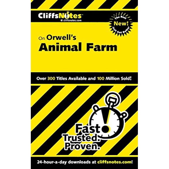 Pre-Owned Cliffsnotes on Orwell's Animal Farm (Paperback) 0764586696 9780764586699