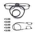 thumbnail image 6 of NXMY Reading Glasses Hanging Folding Magnetic Front Click Connect Neck Readers Lightweight Eyeglasses for Men and Women 2.50, 6 of 10