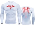 thumbnail image 5 of Camiseta de compresión con estampado de Anime para hombre, camiseta para correr, ropa deportiva de secado rápido para Fitness, camisetas transpirables de manga corta para deportes de gimnasio, 5 of 5